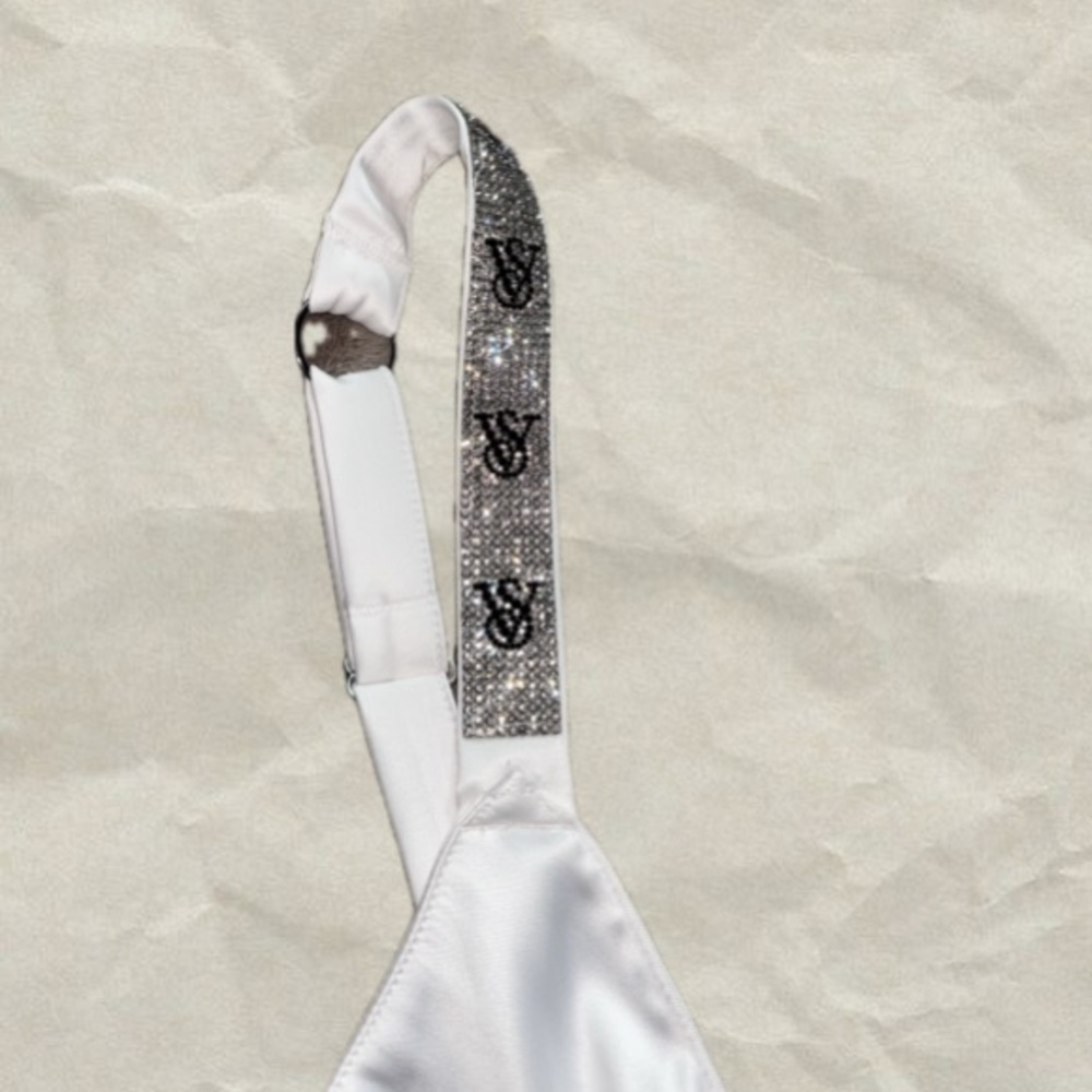 Victoria's Secret Silver Satin slip dress - Picture 2 of 2